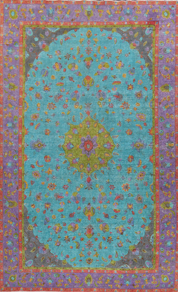 Floral Tabriz Persian Area Rug 9x13