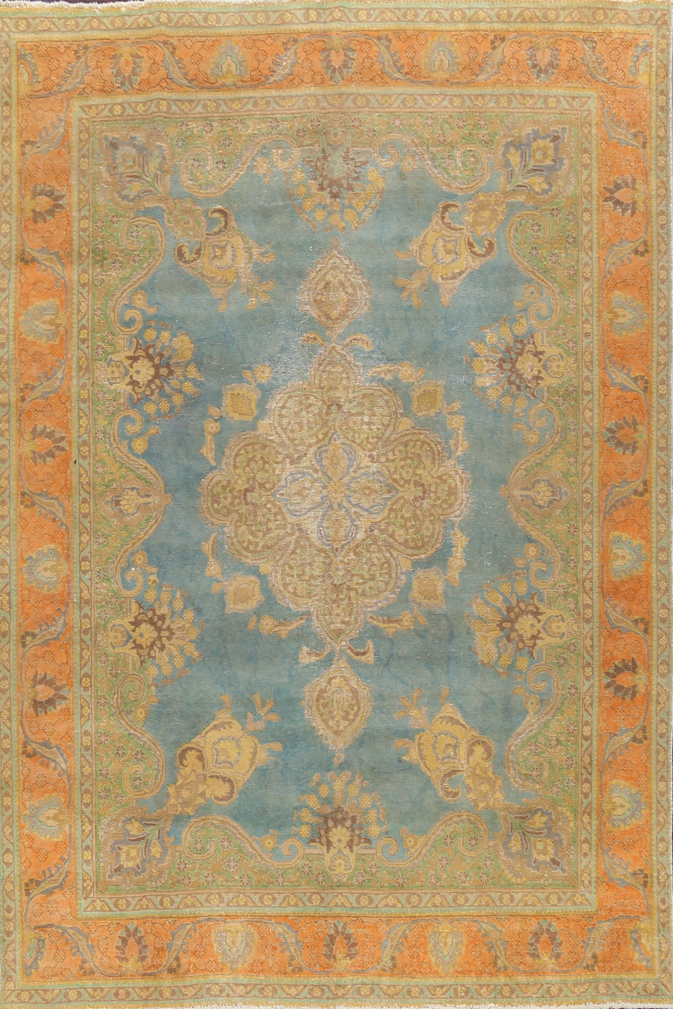 Floral Tabriz Persian Area Rug 8x11