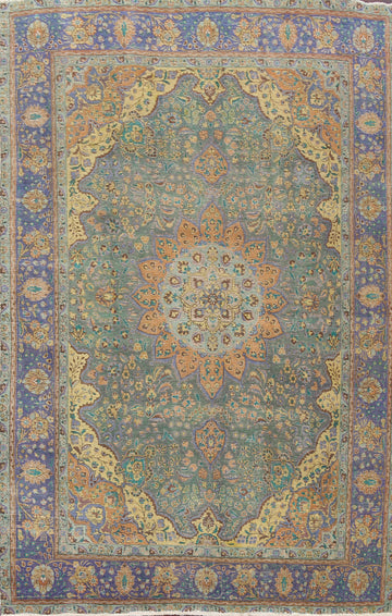 Floral Tabriz Persian Area Rug 8x11