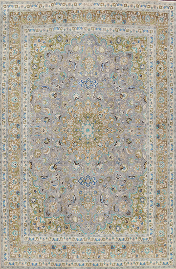 Floral Kashan Persian Area Rug 10x13
