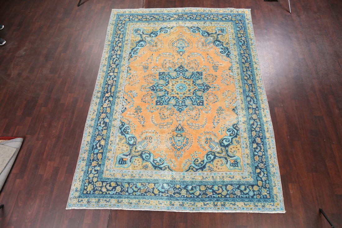 Floral Mashad Persian Area Rug 8x11