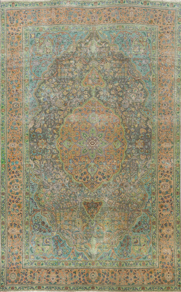 Floral Tabriz Persian Area Rug 7x10