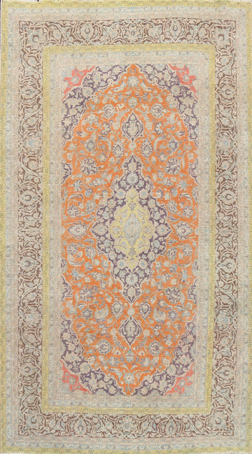 Floral Kashan Persian Area Rug 6x10