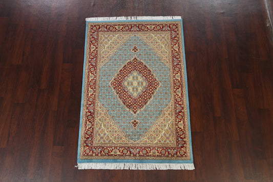 Vegetable Dye Tabriz Mahi Oriental Area Rug 4x6