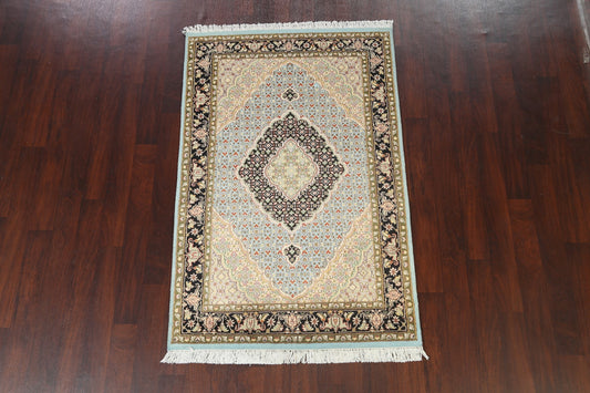 Vegetable Dye Tabriz Mahi Oriental Area Rug 4x6