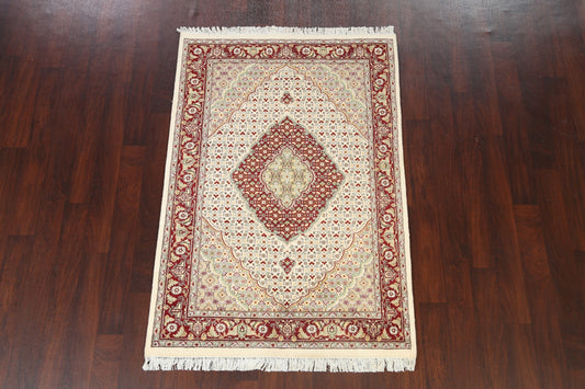 Vegetable Dye Tabriz Mahi Oriental Area Rug 4x6