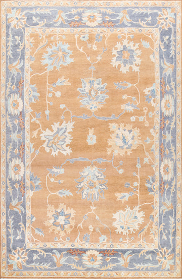 Vegetable Dye Floral Ziegler Oriental Area Rug 9x12