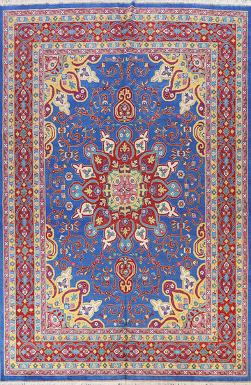 100% Vegetable Dye Mahal Oriental Area Rug 9x12