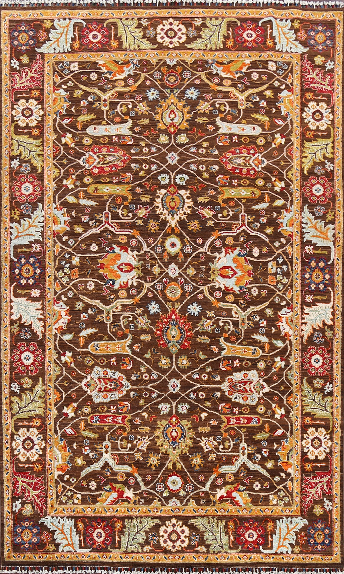 100% Vegetable Dye Ziegler Oriental Area Rug 6x10
