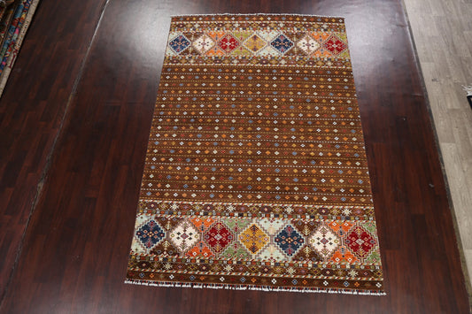 Geometric Kazak Persian Area Rug 7x10