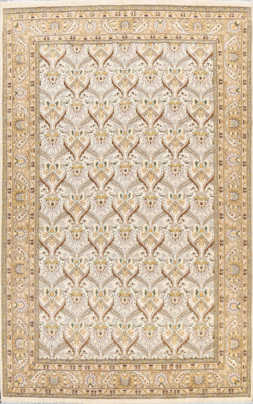 100% Vegetable Dye Tabriz Oriental Area Rug 6x9
