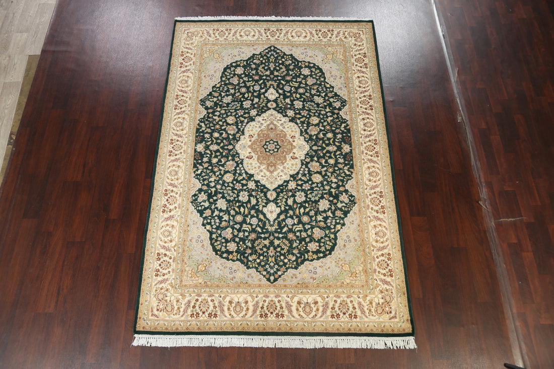 100% Vegetable Dye Tabriz Oriental Area Rug 6x9