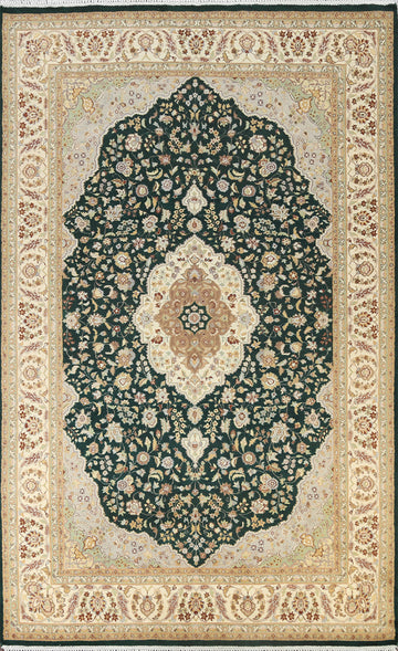 100% Vegetable Dye Tabriz Oriental Area Rug 6x9