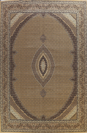 Geometric Tabriz Mahi Oriental Area Rug 13x17
