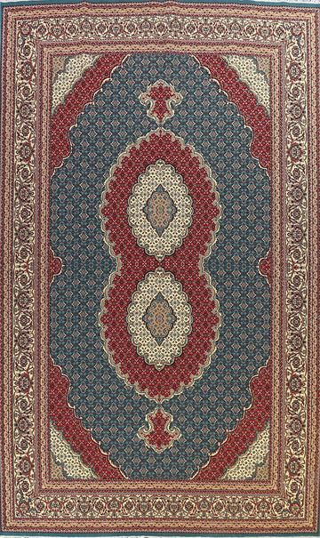 Geometric Tabriz Mahi Oriental Area Rug 10x16