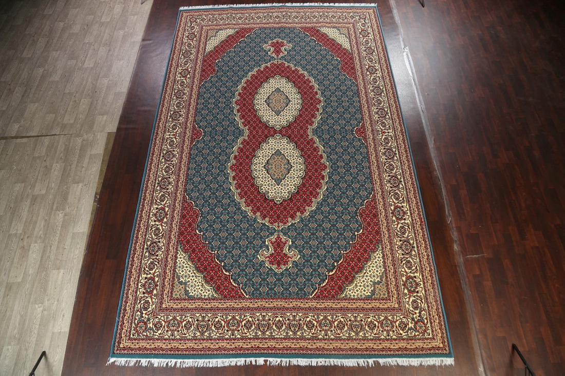 Geometric Tabriz Mahi Oriental Area Rug 10x16