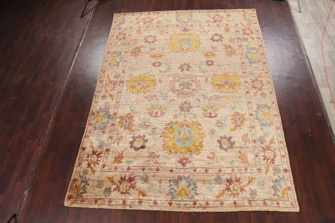 Floral Oushak Oriental Area Rug 9x11