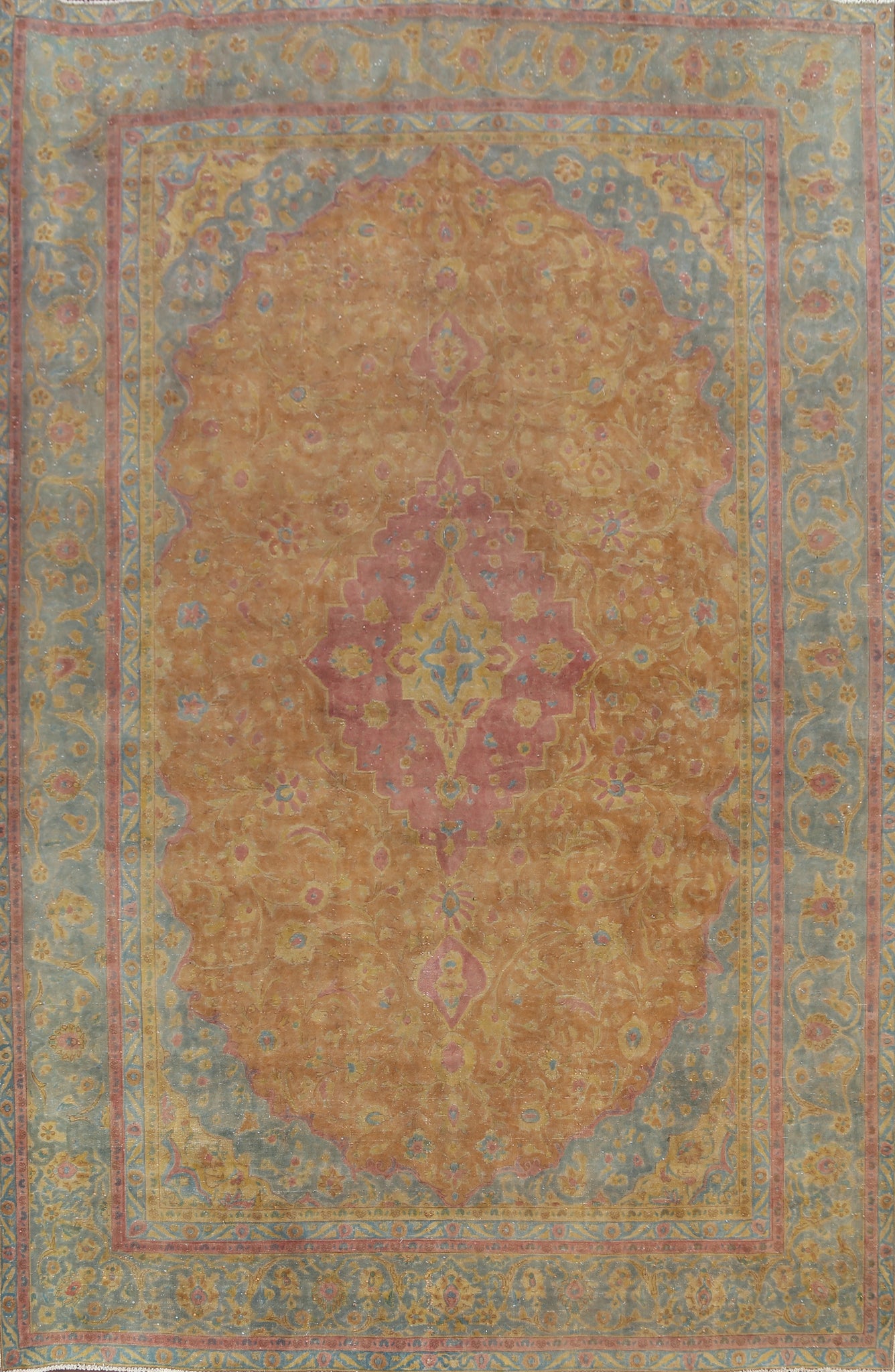 Traditional Kashan Persian Area Rug 10x13