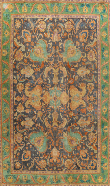 Traditional Floral Tabriz Persian Area Rug 10x13