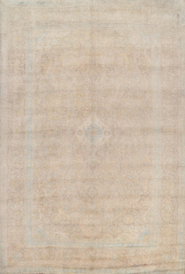 Floral Distressed Kashan Persian Area Rug 8x11