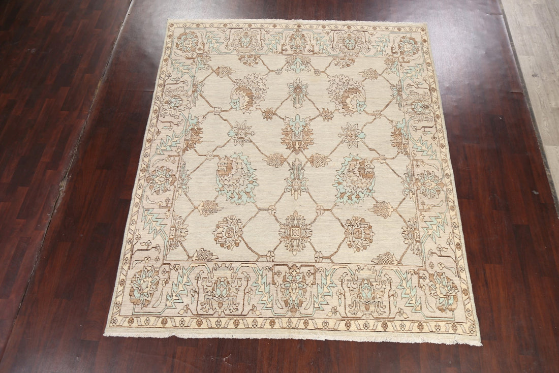 Vegetable Dye Floral Ziegler Oriental Area Rug 8x9