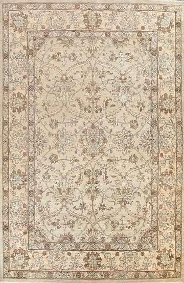 Vegetable Dye Floral Ziegler Oriental Area Rug 9x12