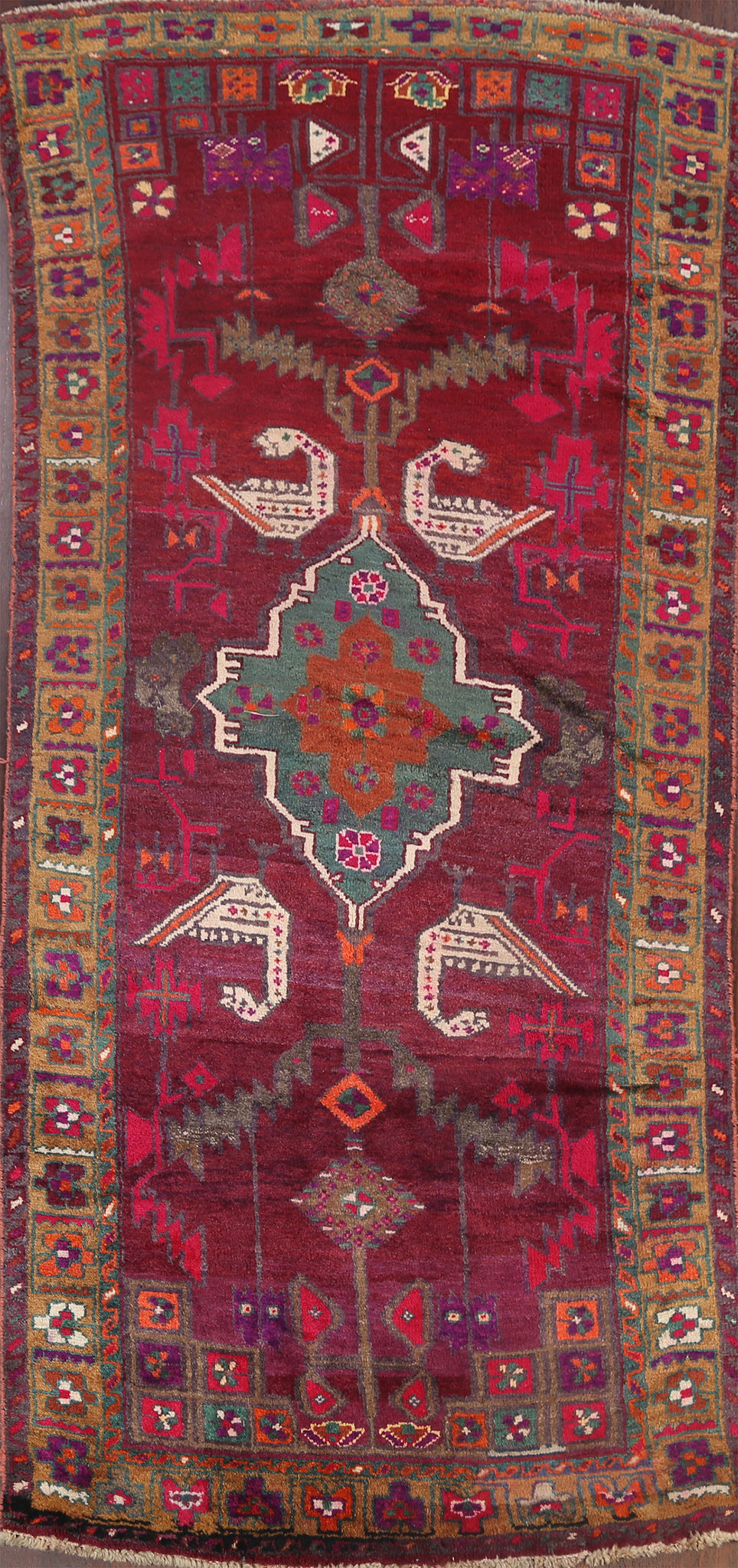 Tribal Lori Persian Runner Rug 4x10
