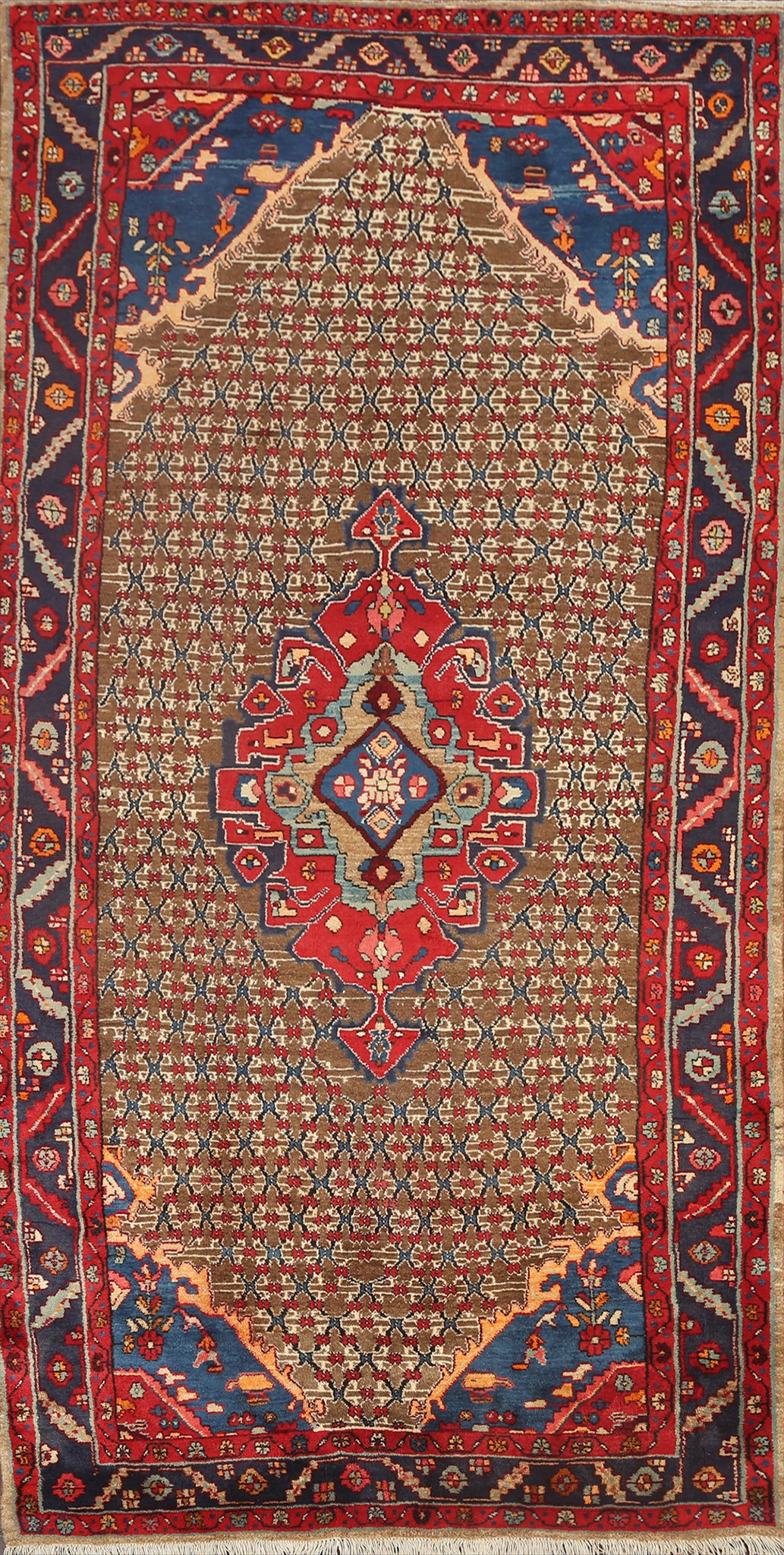 Geometric Koliaei Persian Area Rug 5x10