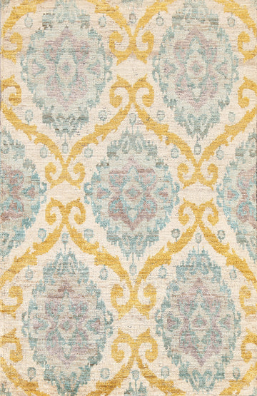 Abstract Oushak Oriental Area Rug 5x8