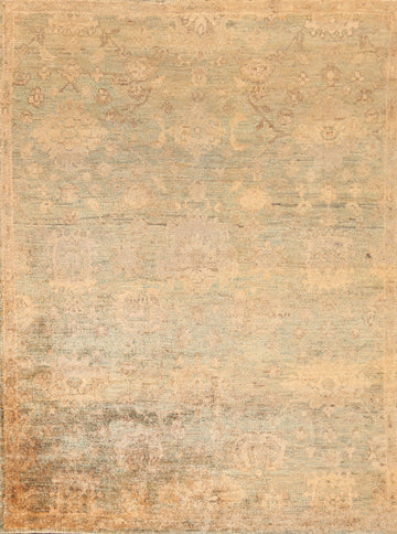 Floral Moroccan Oriental Area Rug 7x9
