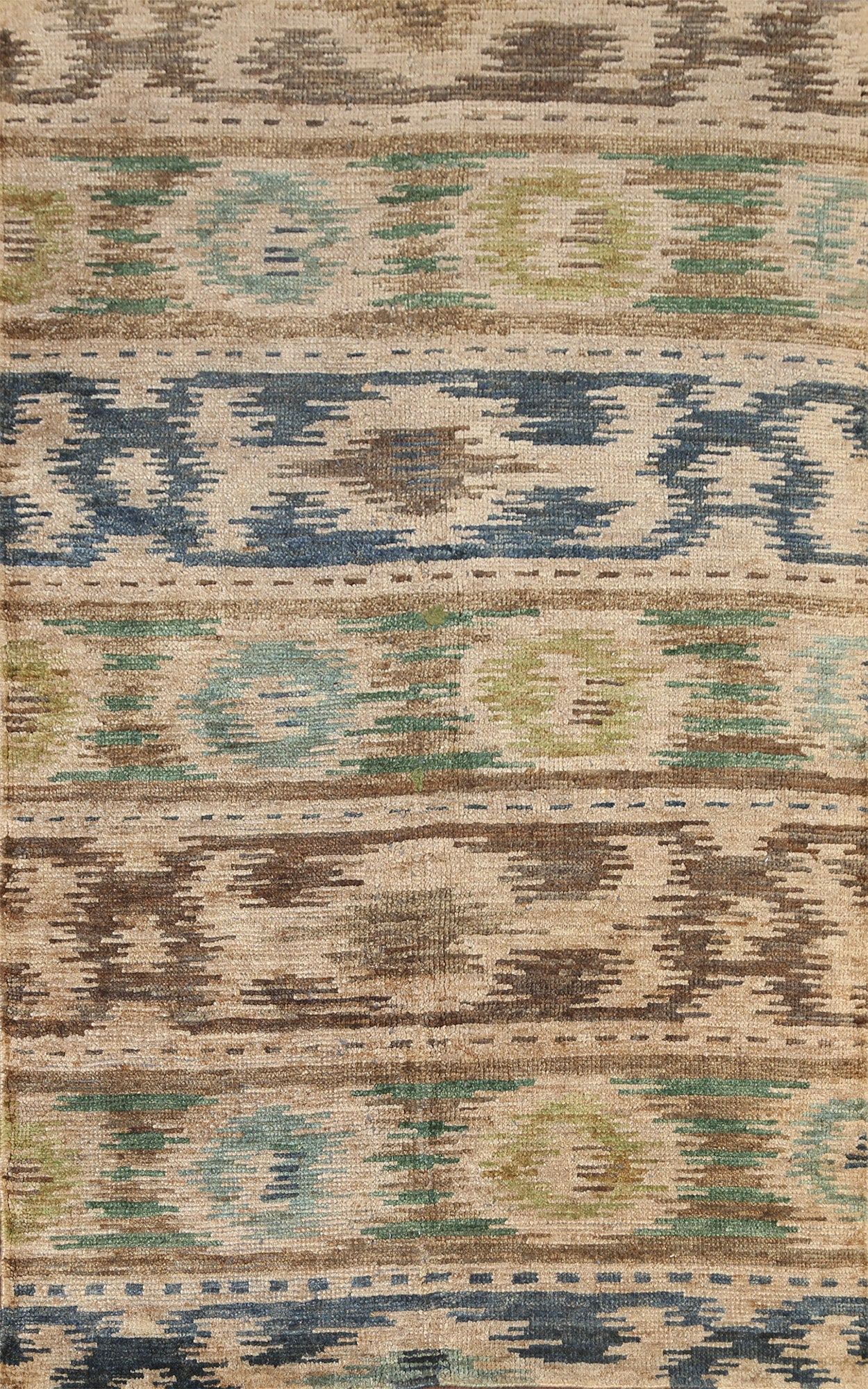 Stripe Abstract Oriental Area Rug 5x8