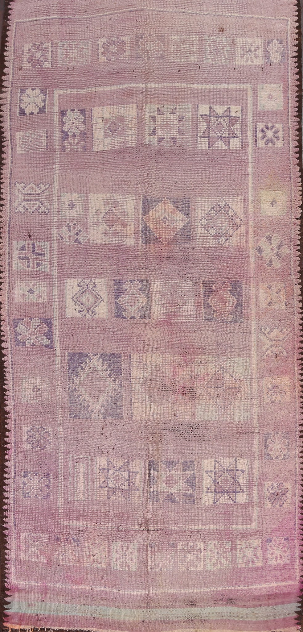 Antique Tribal Moroccan Oriental Area Rug 5x11