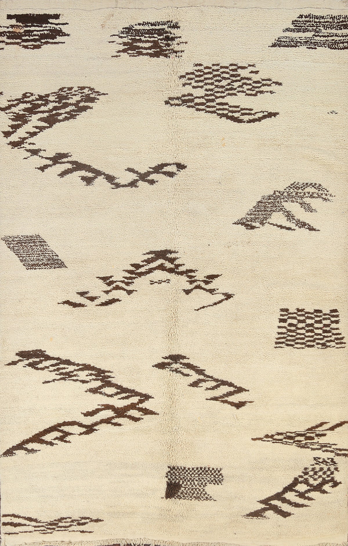 Tribal Moroccan Oriental Area Rug 5x8