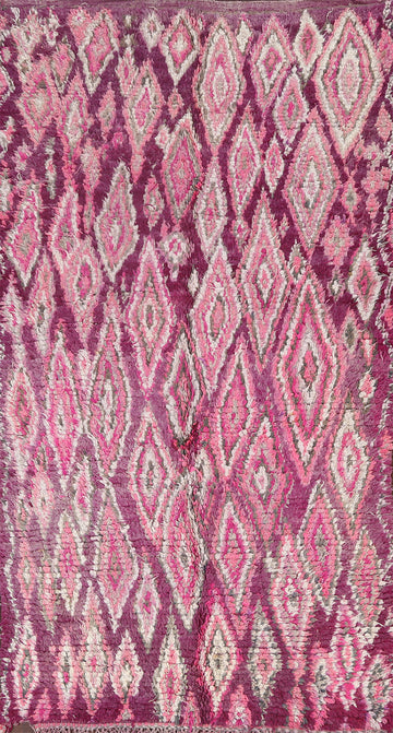 Tribal Moroccan Oriental Area Rug 5x9