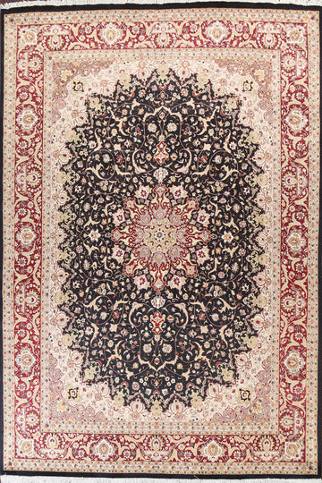 Vegetable Dye Tabriz Oriental Area Rug 9x13