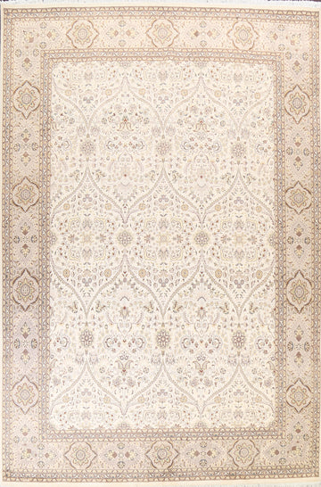 Vegetable Dye Tabriz Oriental Area Rug 9x12