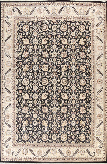 Vegetable Dye Tabriz Oriental Area Rug 9x12