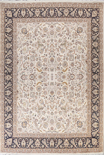 Vegetable Dye Tabriz Oriental Area Rug 8x11