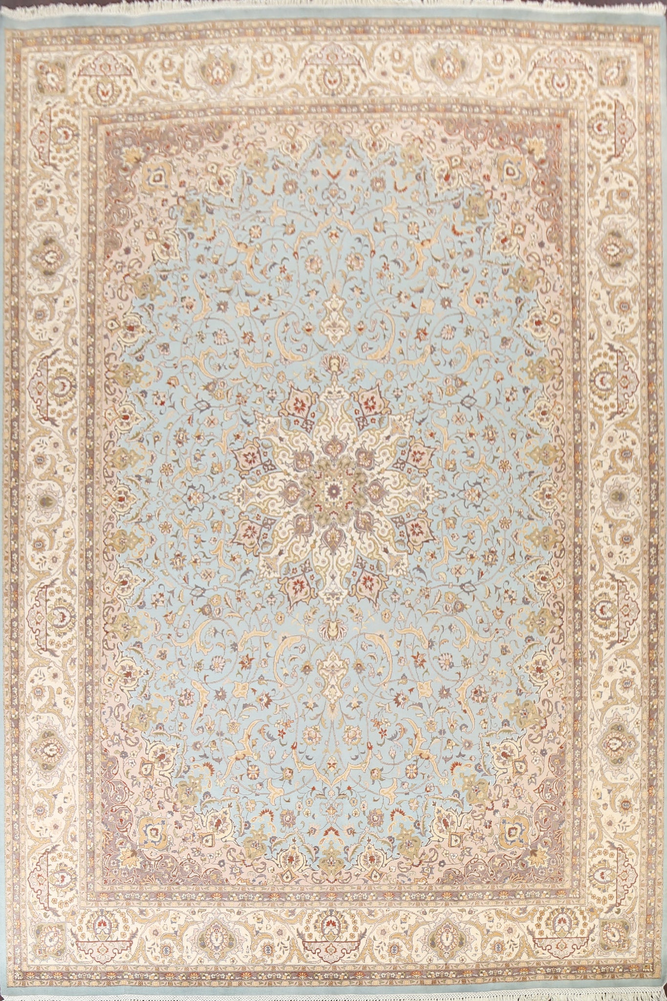 Vegetable Dye Tabriz Oriental Area Rug 9x13
