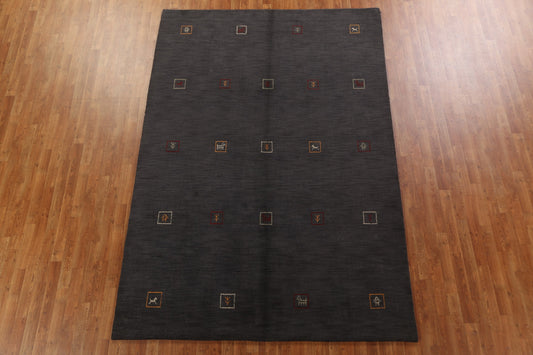 Wool Gabbeh Oriental Area Rug 7x10