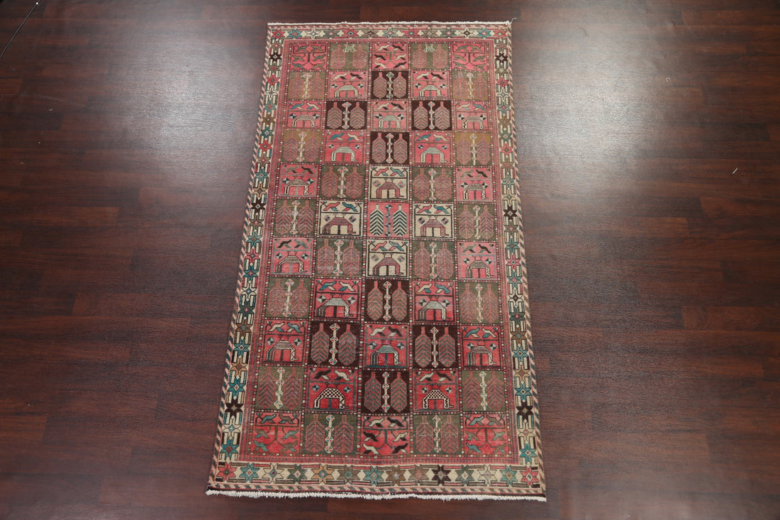 Handmade Bakhtiari Persian Area Rug 5x9