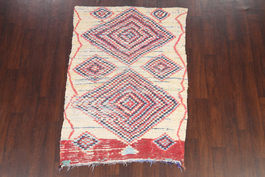 Geometric Moroccan Area Rug 4x6