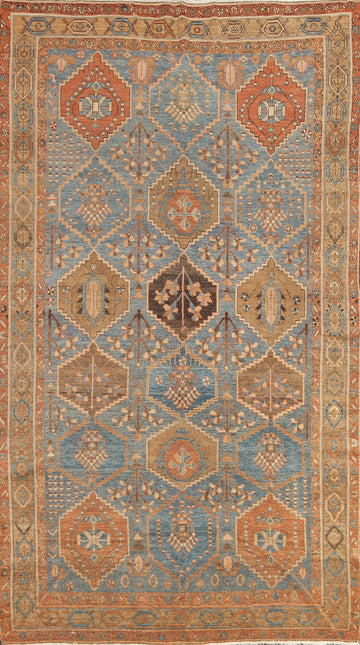 Antique Vegetable Dye Bakhtiari Persian Rug 5x10