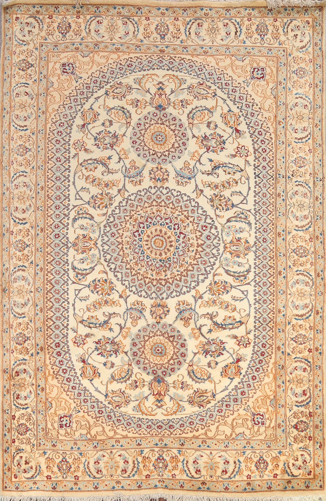 Vegetable Dye Kashmar Persian Area Rug 6x10