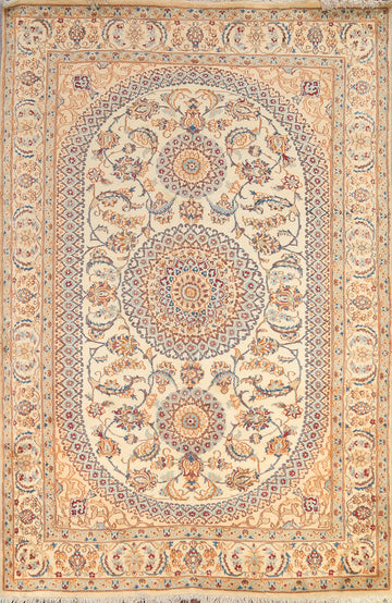 Vegetable Dye Kashmar Persian Area Rug 6x10