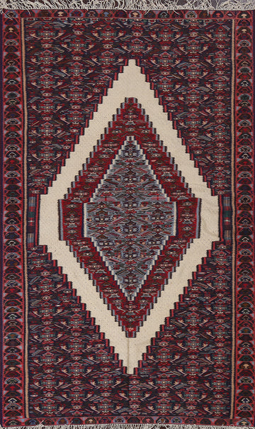 Vegetable Dye Kilim Area Rug 5x8