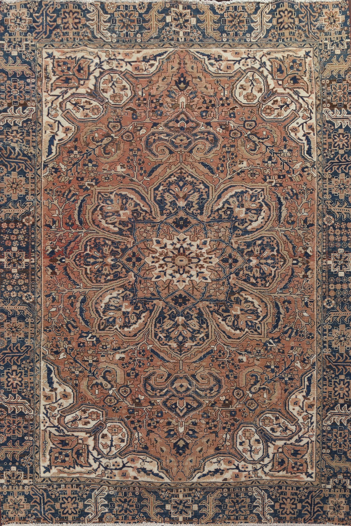 Handmade Heriz Persian Area Rug 8x11