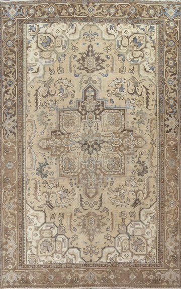 Handmade Heriz Persian Area Rug 8x11