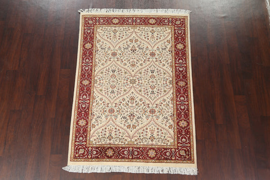 Vegetable Dye Aubusson Wool Area Rug 5x6