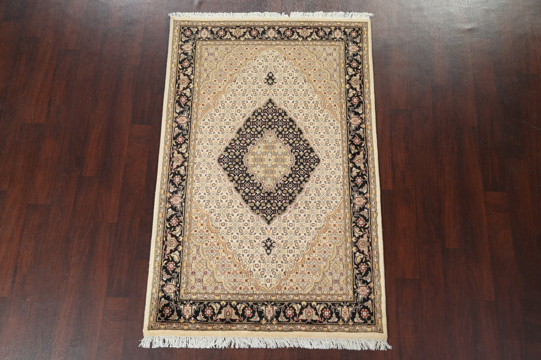 Vegetable Dye Tabriz Mahi Area Rug 4x6